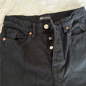 Zara Charcoal Denim Trousers